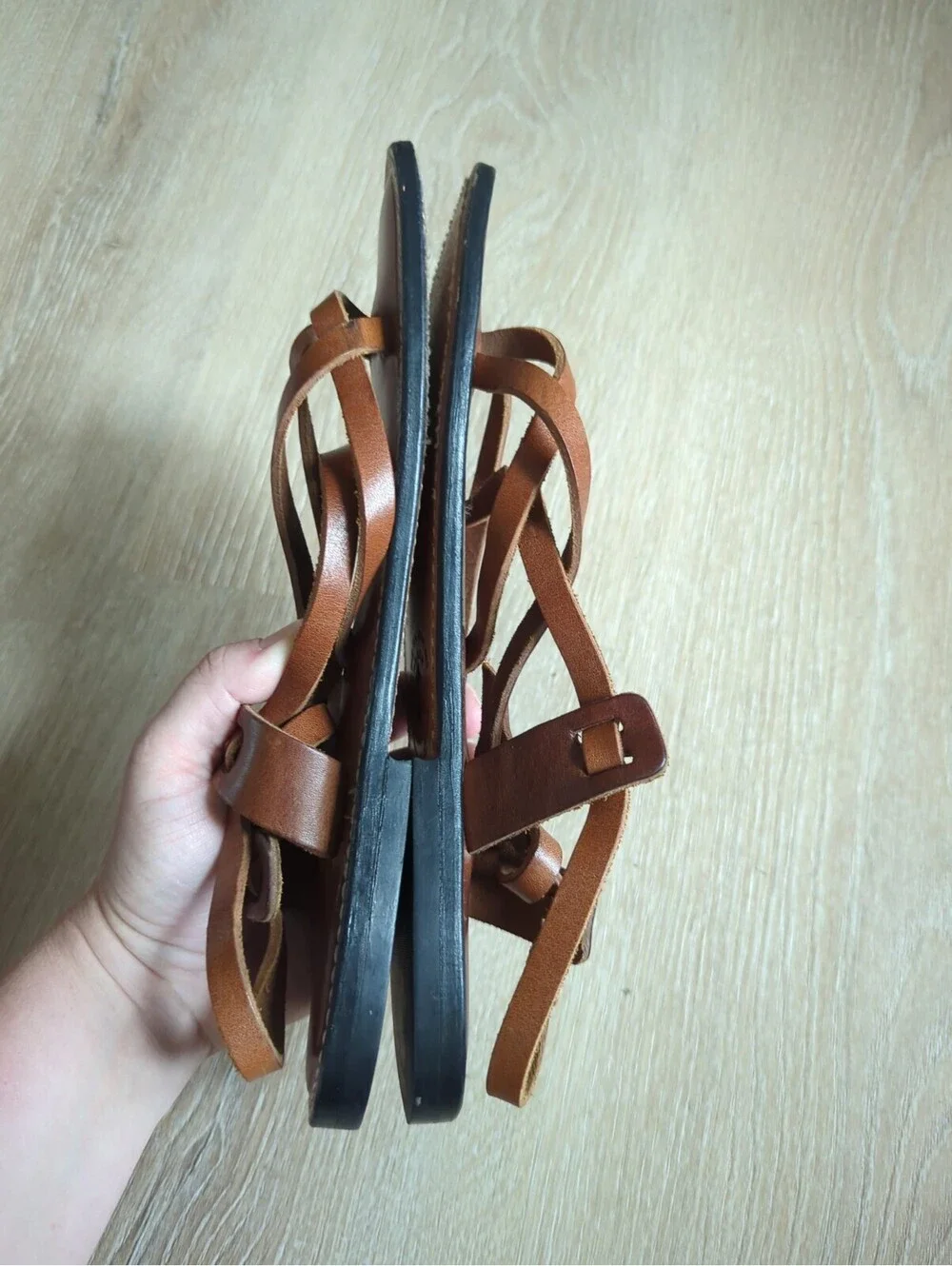 FLAT THONG ISLAND SANDALS Handmade Artisan Leathr Made HawaiiWMN 10